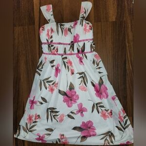 Beautiful Girls Sz 10 Speechless Pull On/Over Floral Dress with Wide Straps